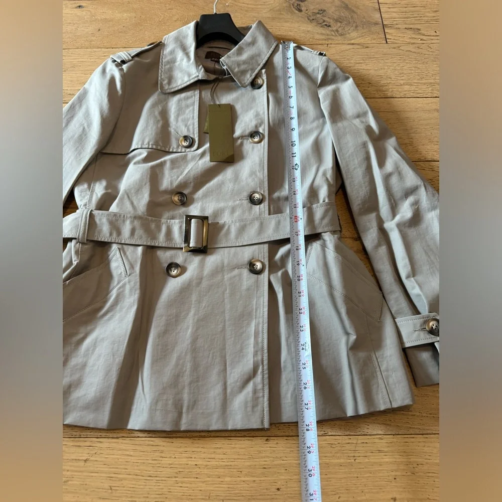 Pure Collection Beige Trench Coat Women's Sz XL NWT‎